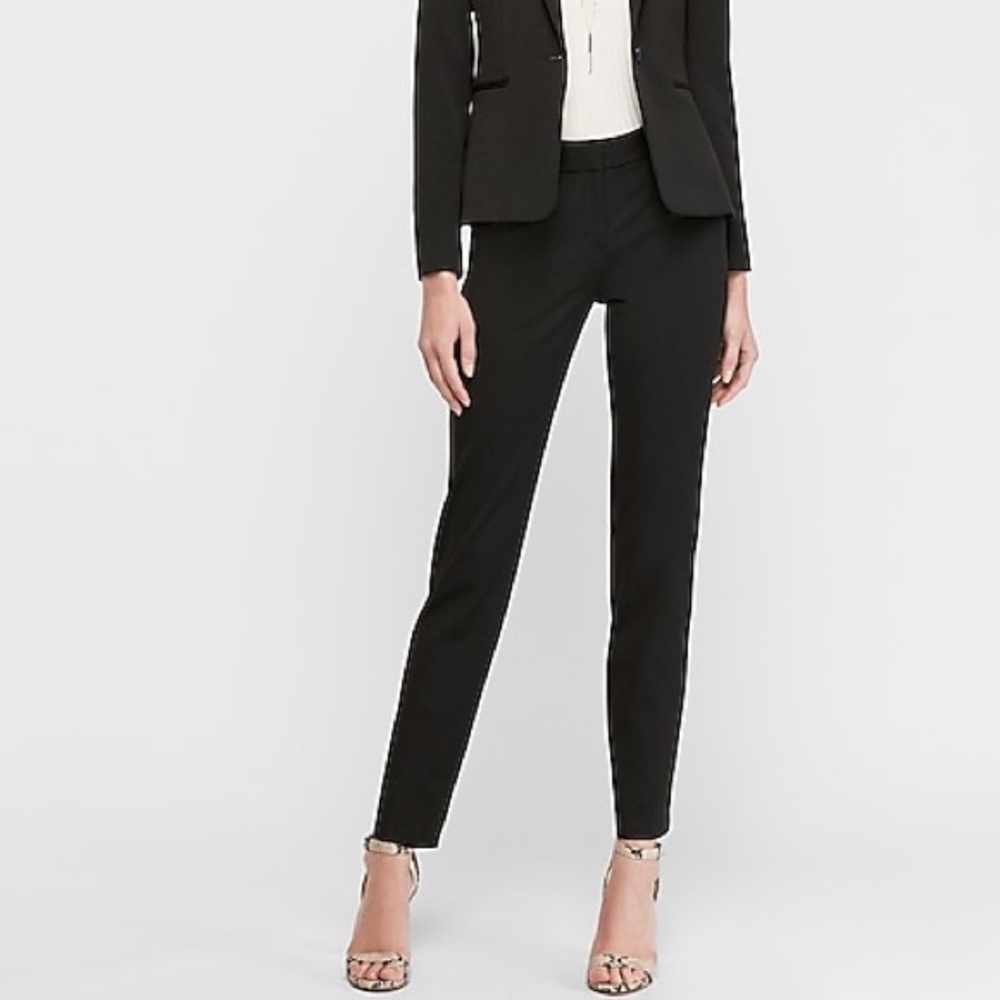 Express Columnist Mid Rise Ankle Pant